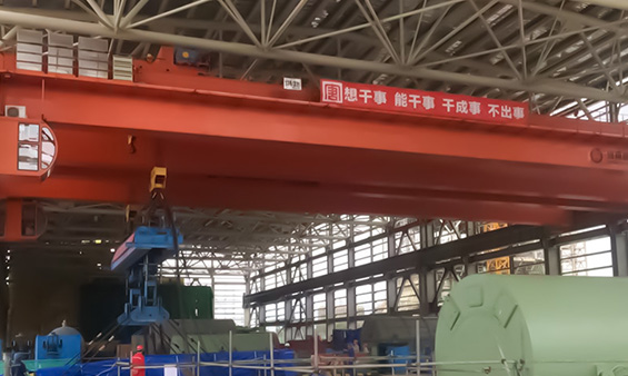 Double Girder Overhead Crane Project for a Company in Datang, Guangdong