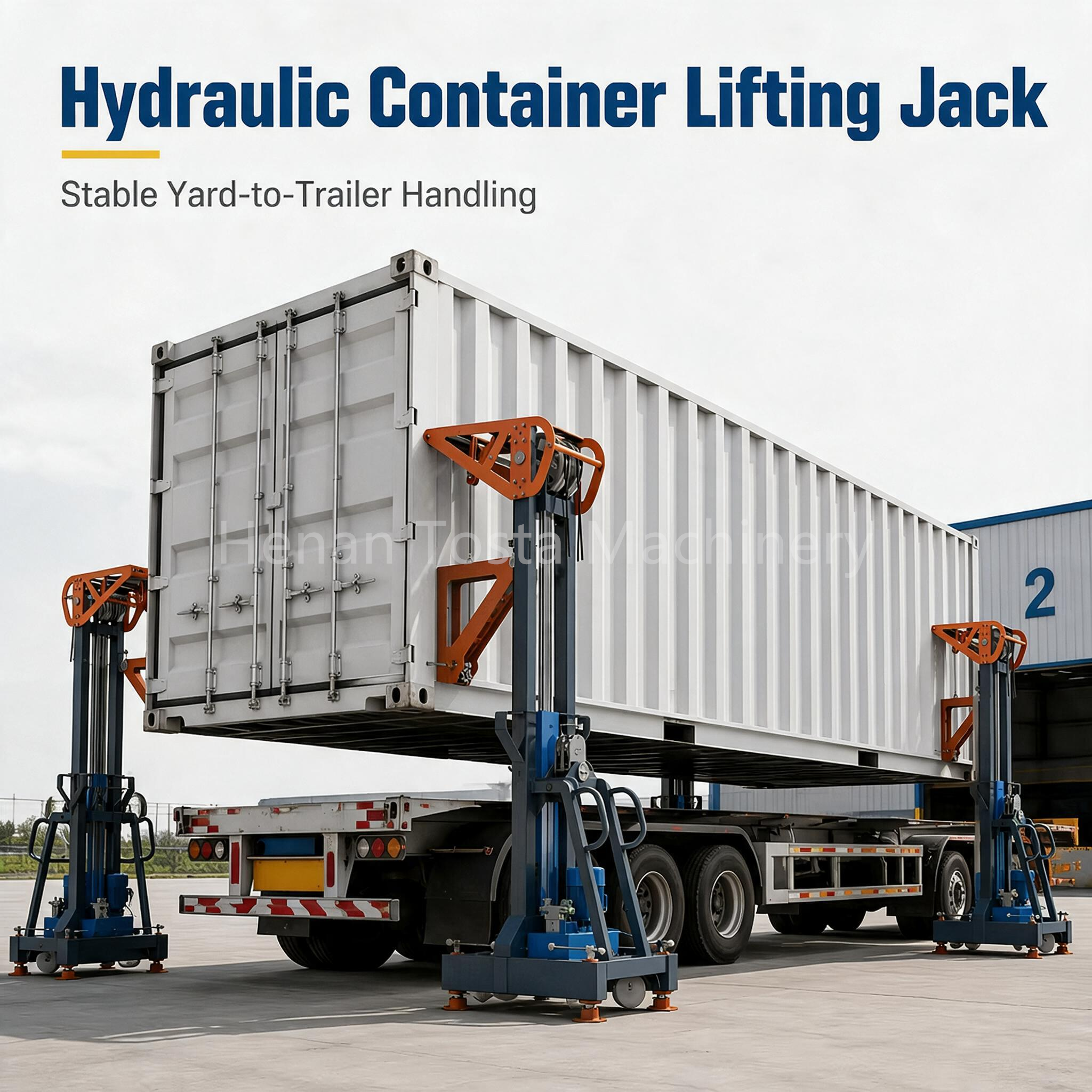 Hydraulic Container Lifting Jack